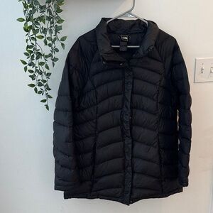 The North Face Black down jacket size XL